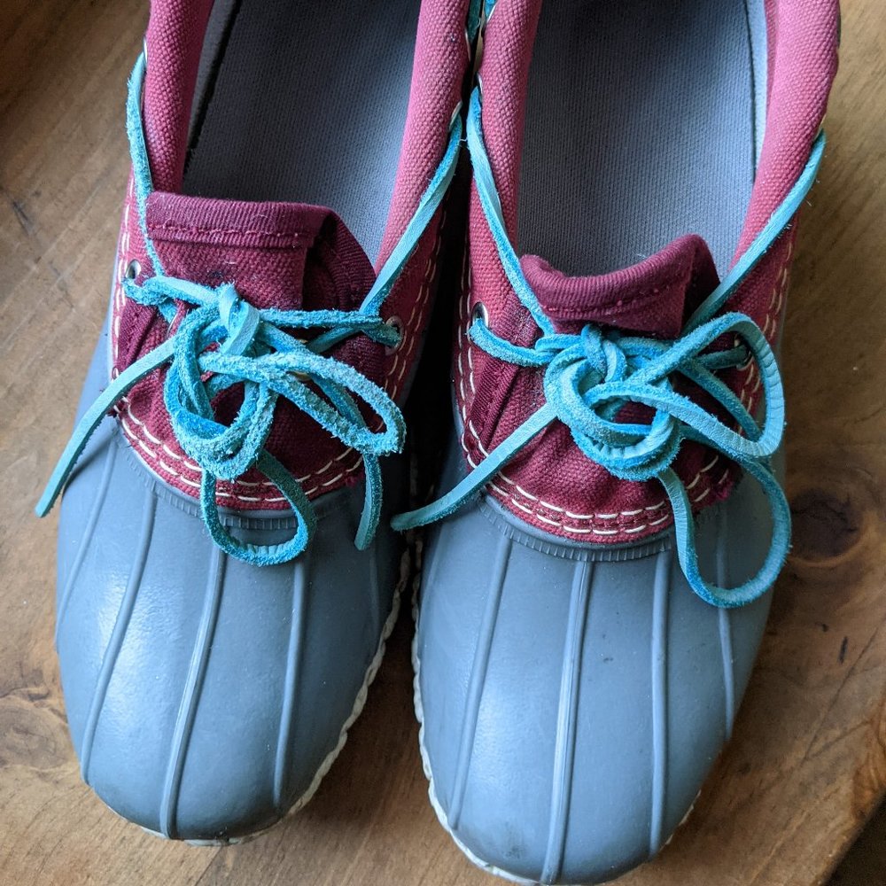 L.L. Bean Signature Waxed Canvas Rubber Moc